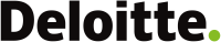 A large &ldquo;Deloitte&rdquo; wordmark in black with a bright green dot at the end.